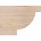 Ekena Millwork Alpine Smooth Rafter Tail, Douglas Fir, 3 1/2"W x 12"H x 16"L RFT04X12X16ALP00SDF - alternate 2